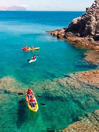 Kayak, diversión en Cabo de Gata