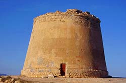 Torre vigilancia en Mesa Roldan Cabo de Gata